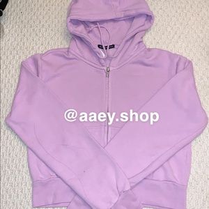 BNWT Brandy Melville Purple Crystal Hoodie